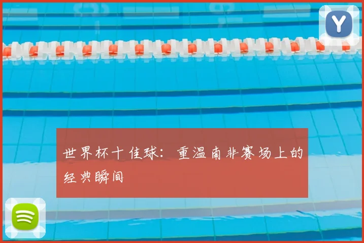 世界杯十佳球：重温南非赛场上的经典瞬间