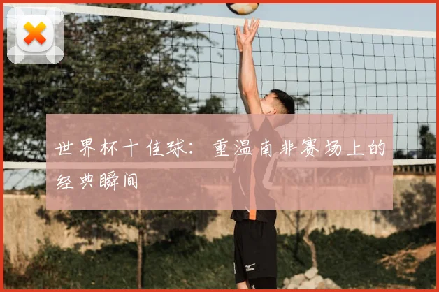 世界杯十佳球：重温南非赛场上的经典瞬间